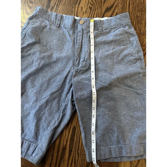 J. Crew Rivington 10.5" Inseam Blue Chino Shorts Mens Size 30W Stylish Outdoor - Picture 4 of 9